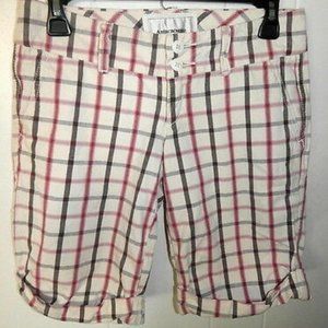 ABERCROMBIE & FITCH SHORTS SIZE 00 PLAID
